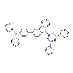 9-(4,6-diphenyl-1,3,5-triazin-2-yl)-9'-phenyl-3,3'-bicarbazole CAS:1266389-01-8 manufacturer & supplier
