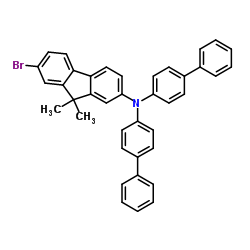 N,N-di([1,1'-biphenyl]-4-yl)-7-bromo-9,9-dimethyl-9H-fluoren-2-amine CAS:1028647-98-4 manufacturer & supplier