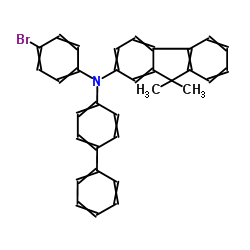 N-([1,1'-Biphenyl]-4-yl)-N-(4-bromophenyl)-9,9-dimethyl-9H-fluoren-2-amine CAS:1246562-40-2 manufacturer & supplier