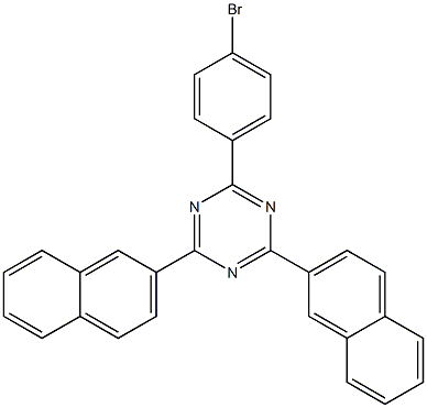 2-(4-bromophenyl)-4,6-di(naphthalen-2-yl)-1,3,5-triazine CAS:1616841-66-7 manufacturer & supplier