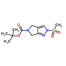 2-(Methylsulfonyl)-2,6-dihydropyrrolo[3,4-c]pyrazole-5(4H)-carboxylic acid tert-butyl ester CAS:1226781-82-3 manufacturer & supplier