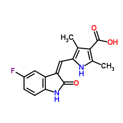 5-((Z)-(5-Fluoro-2-oxoindolin-3-ylidene)methyl)-2,4-dimethyl-1H-pyrrole-3-carboxylic acid CAS:356068-93-4 manufacturer & supplier