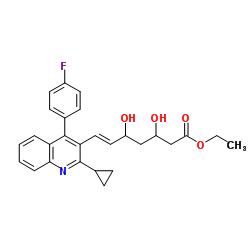 Ethyl (E)-3,5-dihydroxy-7-[2-cyclopropyl-4-(4-fluorophenyl)-3-quinolinyl]-hept-6-enoate CAS:172336-32-2 manufacturer & supplier