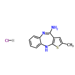 4-Amino-2-methyl-10H-thieno[2,3-b][1,5]-benzodiazapine, Hydrochloride CAS:138564-60-0 manufacturer & supplier