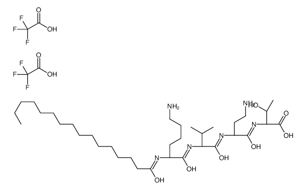 N2-(1-Oxohexadecyl)-L-lysyl-L-valyl-(2S)-2,4-diaminobutanoyl-L-threonine bis(trifluoroacetate) (salt) CAS:883558-32-5 manufacturer & supplier